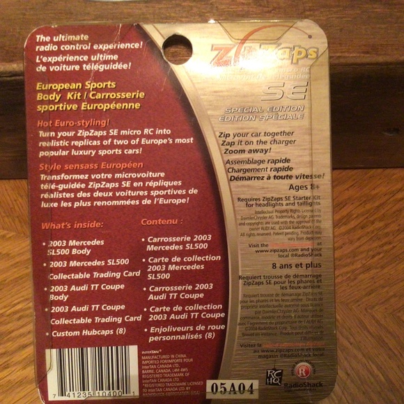 Zip Zaps European Sports body kit - Picture 2 of 2